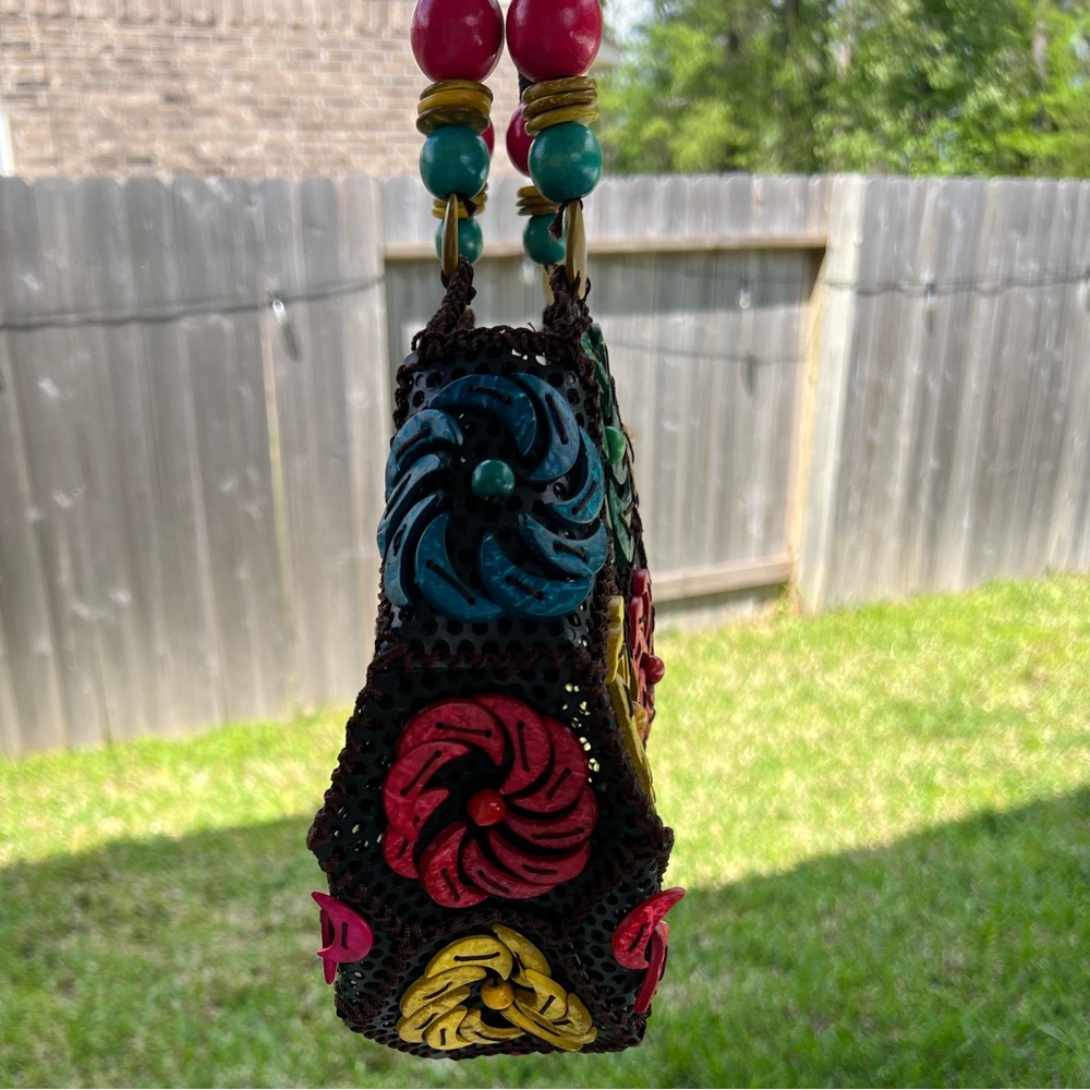 Handcrafted Multicolor Bag - Picture 6 of 10